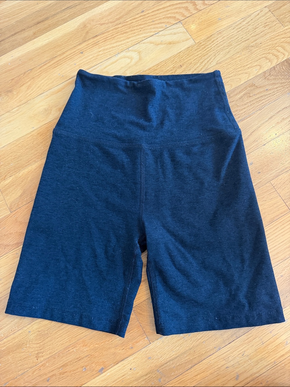 Beyond Yoga Black High-Rise Bike Shorts